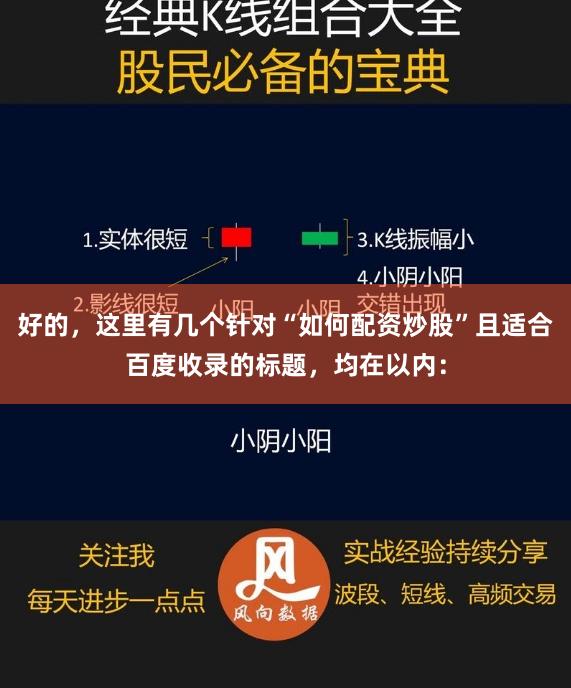 好的，这里有几个针对“如何配资炒股”且适合百度收录的标题，均在以内：